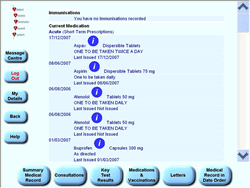 medications and vaccinations